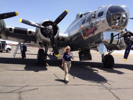 Colonel Linda Smith- B-17G Flt Loadmaster