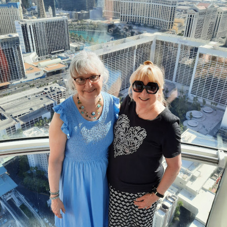 On the High Roller in 'Vegas with Joyce