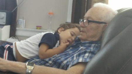 Levi with his great-grandfather Juan