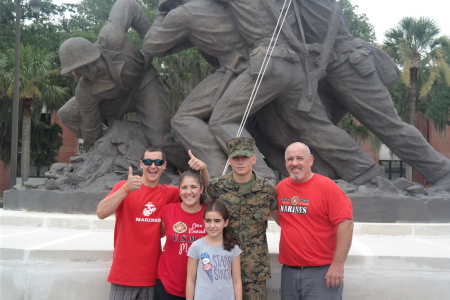 My son finished marines bootcamp