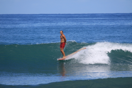 long board surfing in rinco puerto rico 2014