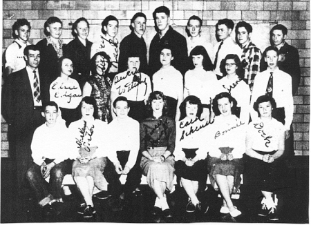 Class of 1954 as Sophomores