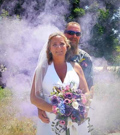 Daughter Nikki on her wedding day 