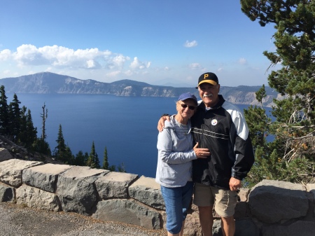 Crater Lake couple - 2017