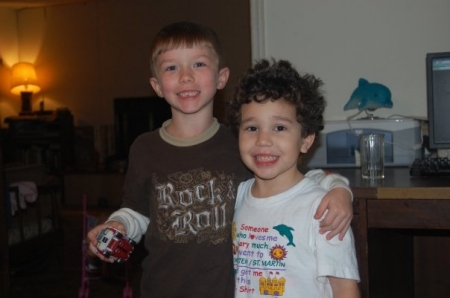 Grandsons Dairen & Josh