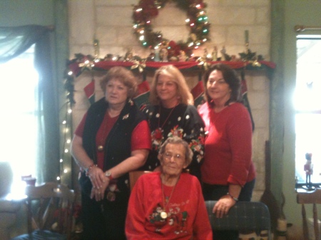 Christmas with my Mother and sisters