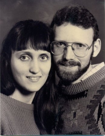 With my fiance in 1992