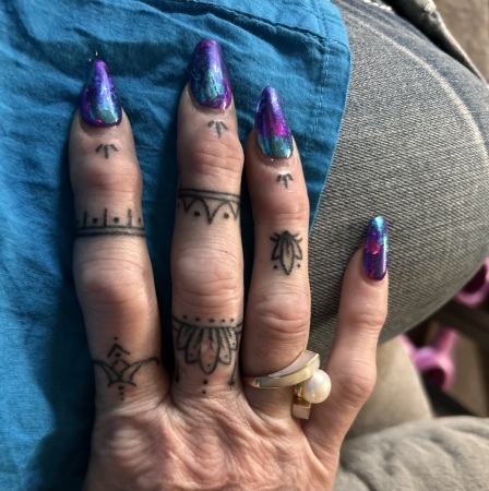 First finger tatts! They said fingers hurt?