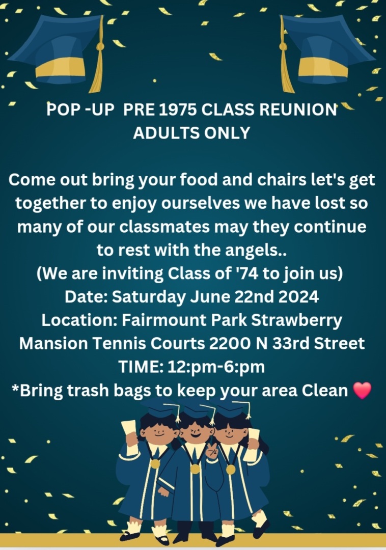 Olney High School Pop-Up Pre- 1975 50th Class Reunion