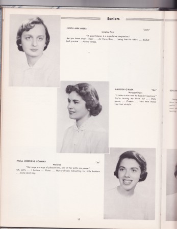 Bonnie Loughran's album, St Vincent Class of &#39;57