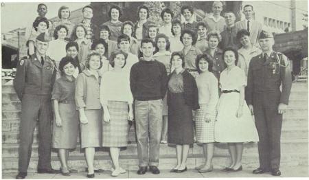 Bible Club: I am 2nd row, first to the left