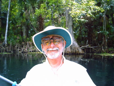 Stephen on the Silver River