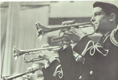 Yearbook Band Photo, with Cornet - 1963