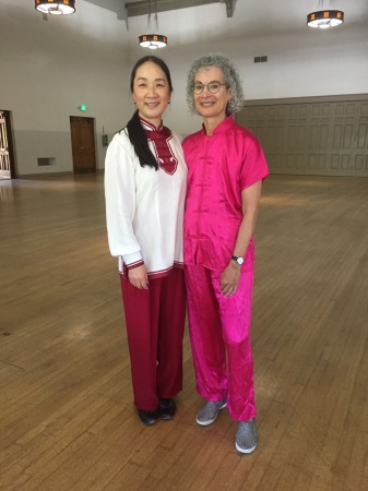 With my incredible taichi teacher, liu Yu.