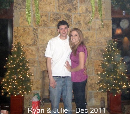 My son Ryan with his fiance Julie