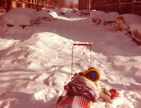 Chicago 1978, son in sled