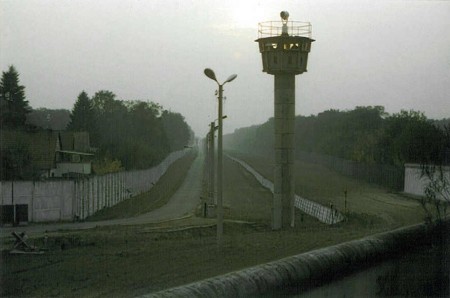 Berlin Wall late in 1988