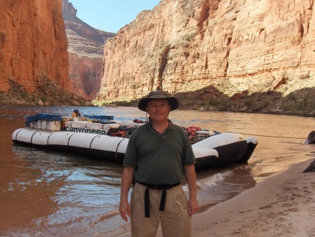 White water rafting the Colorado River