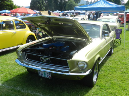 Our 68 classic Ford Mustang