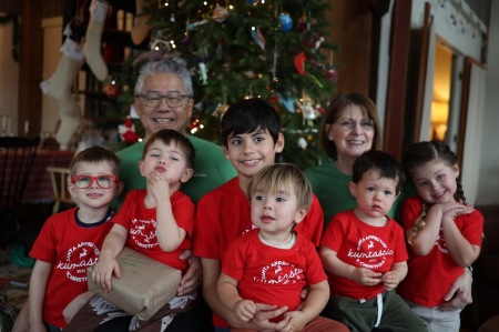 Christmas 2023 with our Grandchildren