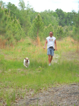 me,and Winston,,May -  2010