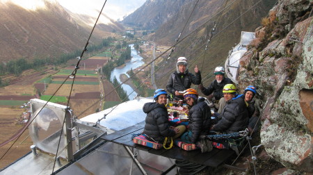 Skylodge - 1500 feet above Sacred Valley