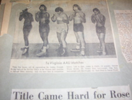 1974 TRI CITY YMCA BOXING TEAM