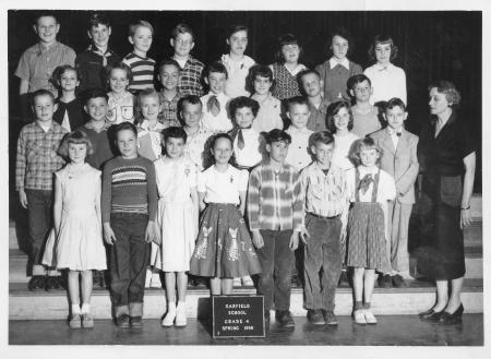 Andrew James' album, Garfield Elem. School Picture 1st Grade 1954-55