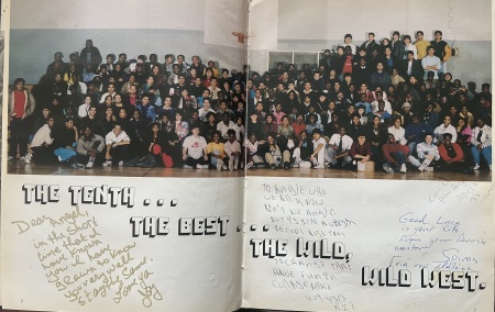 Angel Sanchez's album, 1988 yearbook