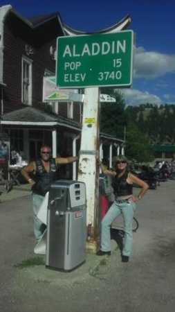Bike Stop - Aladdin, Wyoming  2011