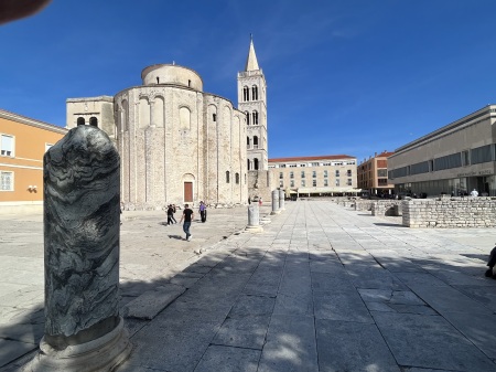 Roman Forum in Zadar Croatia