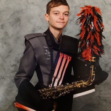 Grandson Branden in EP marching band