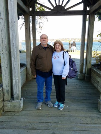 My wife Ann and me  in Halifax Canada.