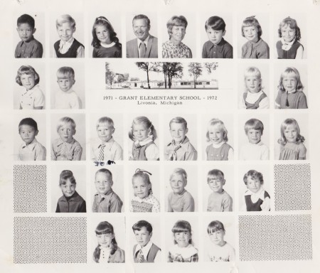 Grant Elementary Kindergarten 1971-72