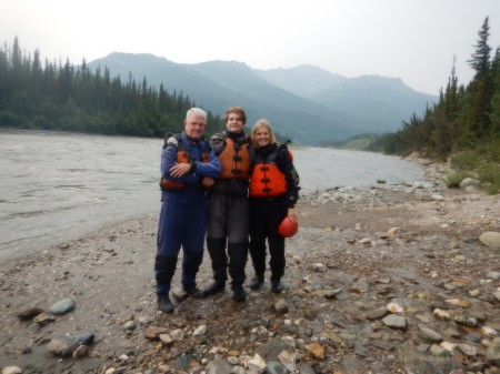 By the Nenana River in Alaska