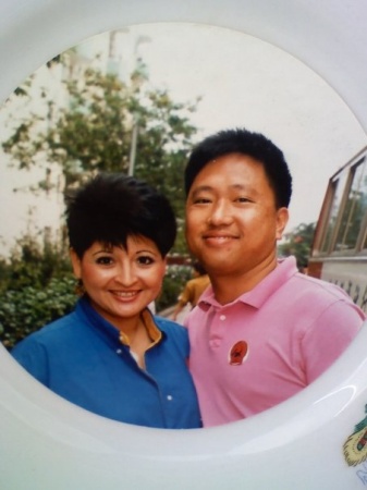 Erman and Feliz in China 1990
