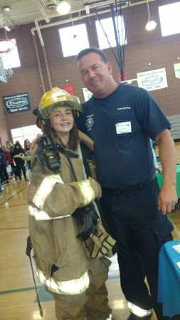 Career day with step daughter