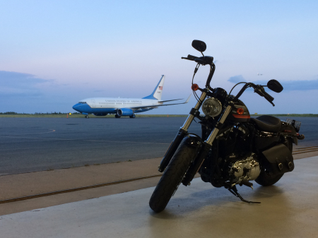 My Bike / US VP's airplane