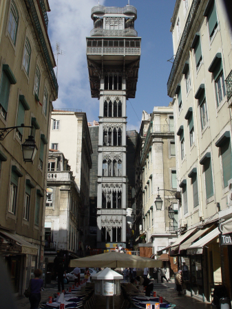 Santa Justa Elevator in Lisbon