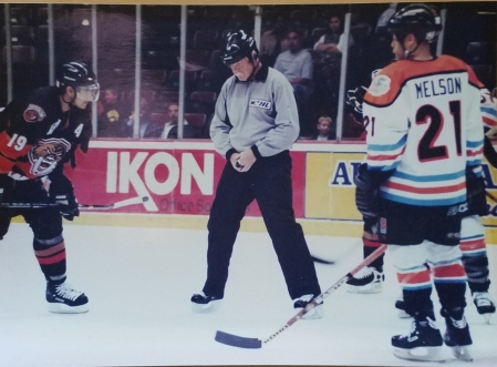 Ready to drop the puck