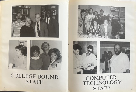 Angel Sanchez's album, 1988 yearbook