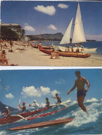 First Hawaii trip -- 1950s