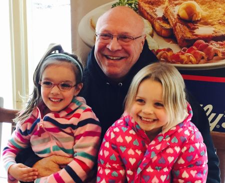 Lunch with grandaughters at Friendly's