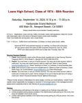 Loara High School 1974 50th reuion Sept. 14,2024 reunion event on Sep 15, 2024 image