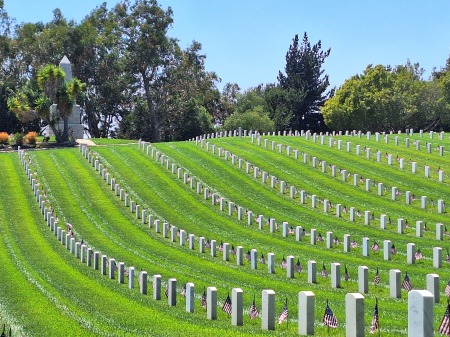 L.A. National Cemetery Westwood, Ca.