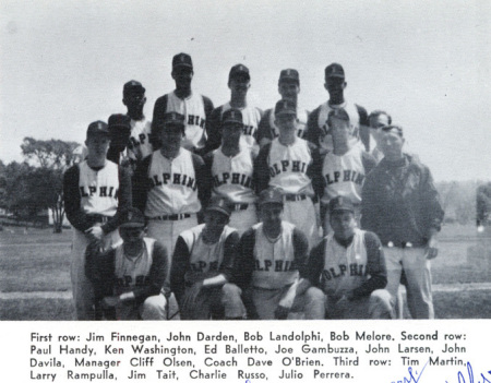 SICC Baseball Team - 65 - 66