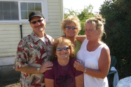 Brother Jeff, Sister ,Karen. and Cindy Morris