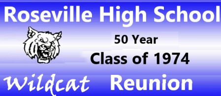 Roseville High School Reunion Class 1974 50th Reunion