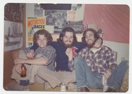 1973 L to R Bobby, Me & Brad