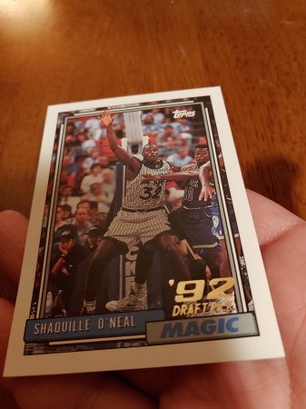 Shaq O'Neal rookie card, prized possession!